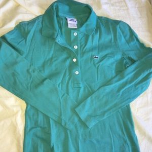 NWOT   LONG SLEEVE LACOSTE SHIRT